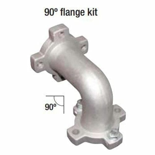 gespasa diesel fittings 90 degree elbow kit with flange