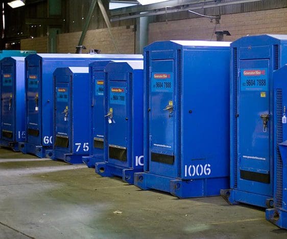 Hire a Generator 3 Silenced Diesel Generators